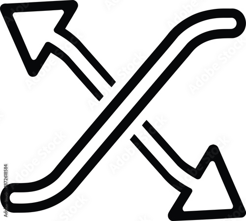 Photography Hockey stick and puck icon illustration vector design