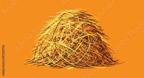 Stylized haystack