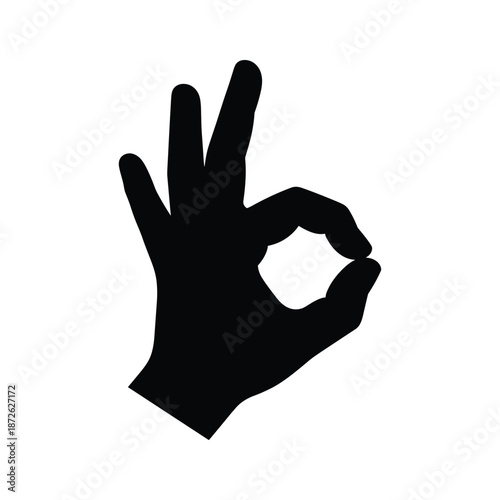 Hand showing ok sign