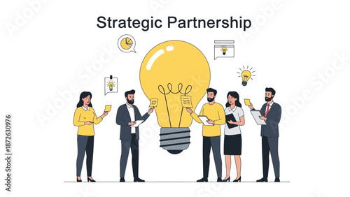Strategic Partnership: Teamwork and Innovation with Big Idea Lightbulb