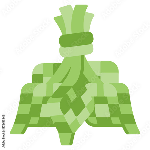 Ketupat Rice Cake Icon