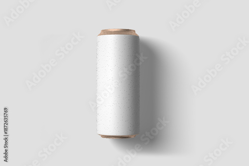 aluminum soda can mockup with water droplets blank mockup