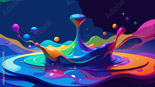 Vibrant cosmic vortex