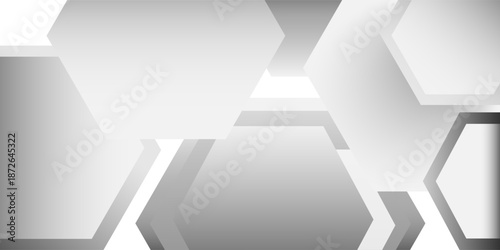 Modern Hexagon Polygon Background for Corporate Technology Design