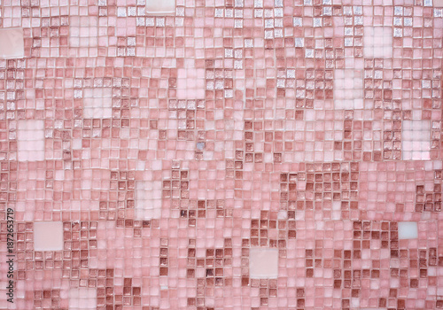 Pink Glass Tile Abstract Background