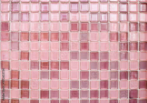 Pink Glass Tile Abstract Background
