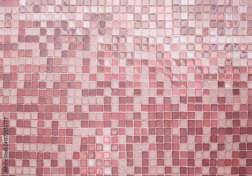Pink Glass Tile Abstract Background