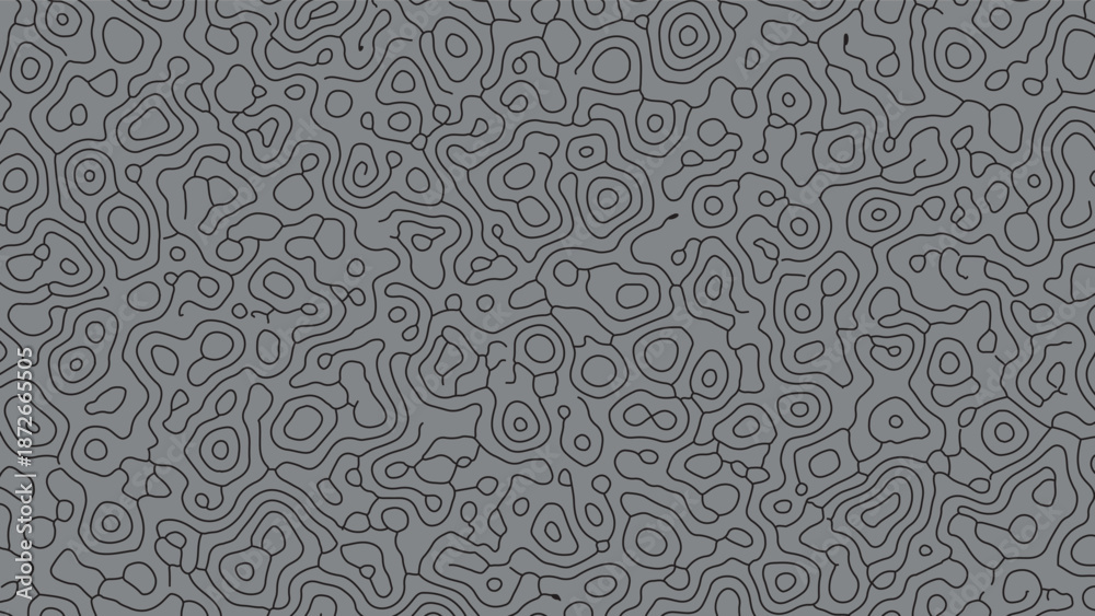 Fototapeta premium Abstract grayscale image featuring swirling, organic patterns and flowing lines