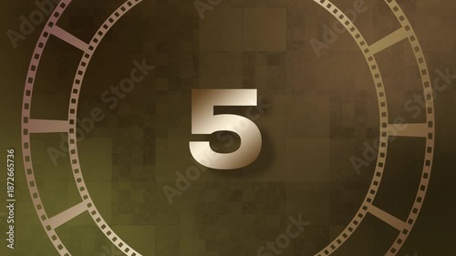 10초 카운트다운 영화필름