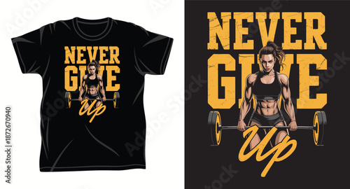 Fitness Graphic vector art t-shirt design print
