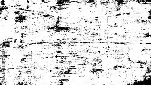 Abstract Grunge Texture Background with Black Brush Strokes and Spots