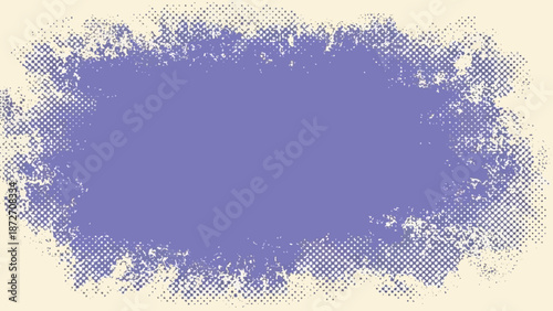 Distressed Halftone Texture Background with Abstract Grunge Overlay and Copy Space