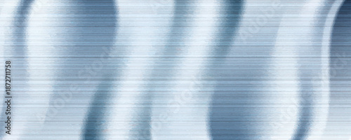 Abstract blue white luxury fabric wave background with copy space. Smooth liquid wave. Elegant shiny silk satin texture. Suit for wallpaper, cover, header, desktop, web, flyer.Eps10