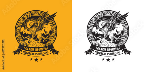 Solaris Regiment Daybreak Protectors Griffin Mountain Emblem