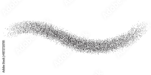 Abstract Wavy Brush Stroke Texture with Speckled Effect.