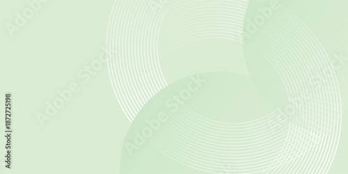 Minimalist abstract soft Abstract Background in Gradient green and white Tones with Circles simple abstract modern. vector design eps10