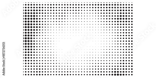 Abstract Halftone Dot Pattern with Gradient Effect.