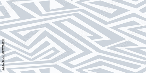 Abstract Geometric Pattern with Intersecting Lines and Shapes.