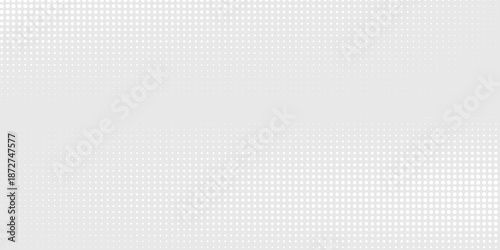 Vector dot white gray wave light technology texture background. Abstract big data digital design