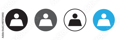 Default profile avatar icon. User account grey dp symbol for app, website, UI. Transparent PNG and vector illustration.