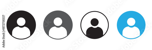 Default profile avatar icon. User account grey dp symbol for app, website, UI. Transparent PNG and vector illustration.