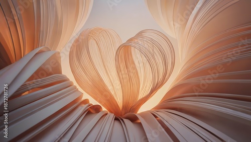 Sculpted Satin Heart – Luxurious