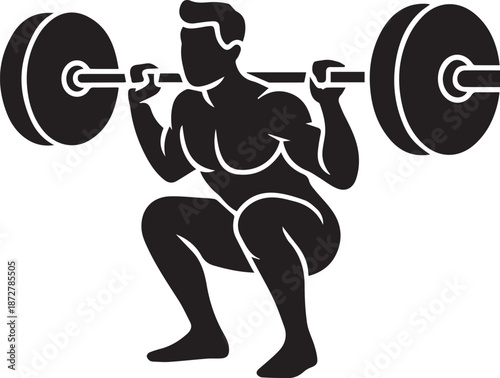 Squat with barbell