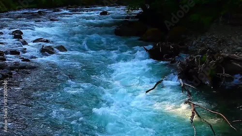  video of Staircase rapids in Olympic National Park Washington State