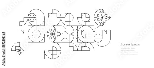 幾何学 抽象 サークル パターン 葉 伝統 背景