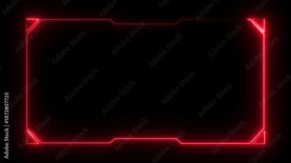 Hud Frame Digital Technology Sci-fi Frame Interface. HUD template ...