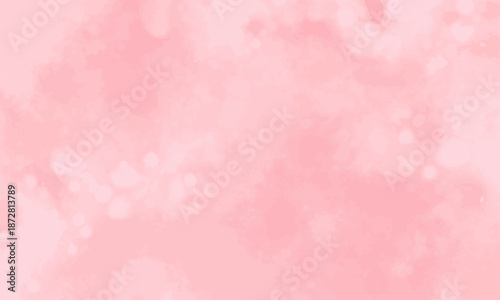 桜色のピンクの優しい水彩背景　ベクター
