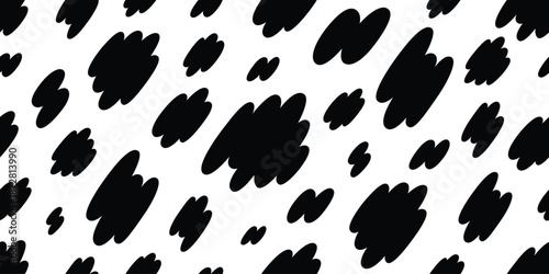 dog animal skin seamless pattern camouflage dalmatian cloud scarf isolated vector cartoon doodle tile background gift wrapping paper repeat wallpaper illustration textured design