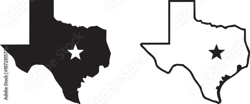 Texas Map Design