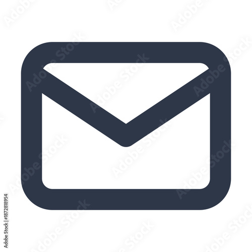 Mail Email Message Envelope Icon Line Art Vector UI UX Web App Mobile Communication 24x24 SVG