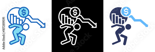 Economic Pressure triplestyle icon