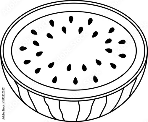 Illustration of watermelon ...