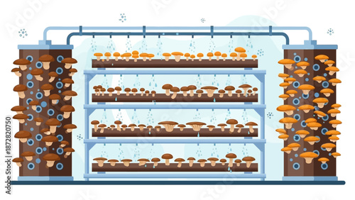 Bakery display case showcasing assorted donuts and pastries in glass shelves.