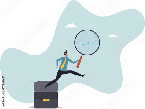 Stock market data analysis, financial research professional or investment and economic forecast.about a man and his life.