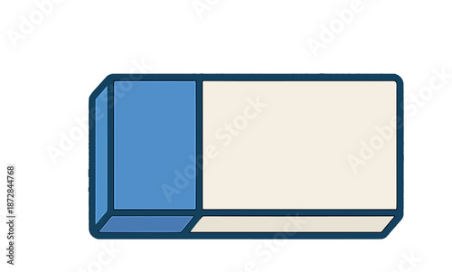 Closed Hardcover Book Illustration.