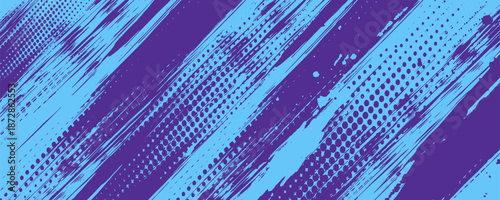 Abstract blue and purple grunge texture background.