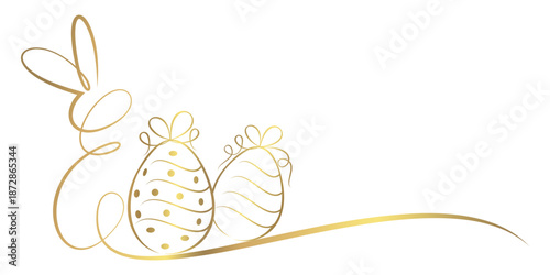 Easter egg line art style illustration.eps