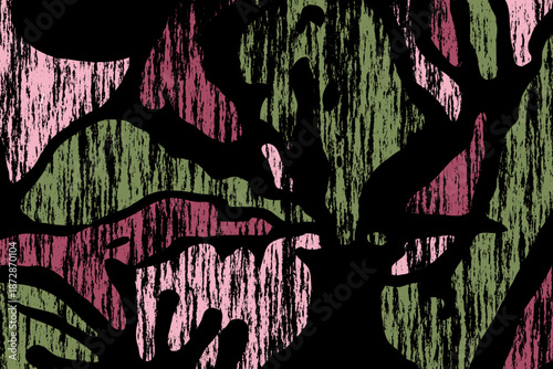 Abstract pattern. Illustration for printing on wall decorations. For use in graphics.