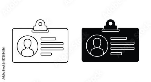 User Access Control Icons Flat Design Vector Illustration - icon set in line, solid and filled outline style, Flat Vector icon, icon, Editable stroke icon, Modern icon collection