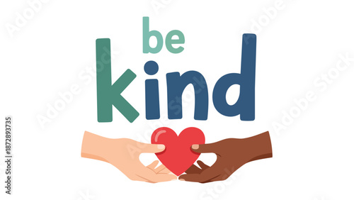 A heartfelt illustration emphasizing unity and diverse human connection, promoting universal kindness and compassion for all. This graphic inspires