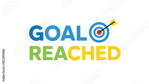A vibrant illustration symbolizing successful accomplishment, precision in strategic planning, and hitting desired objectives for business and