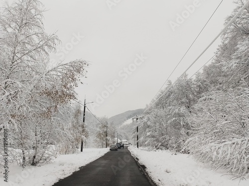 road in winter