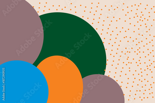 decorative edge circles background