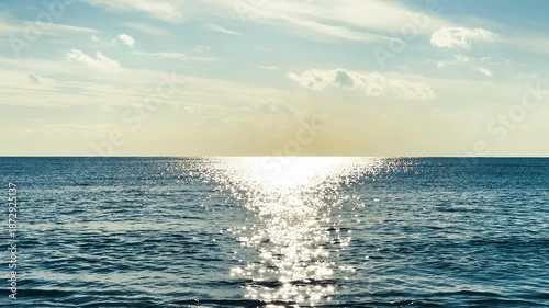 光り輝く相模湾の様子