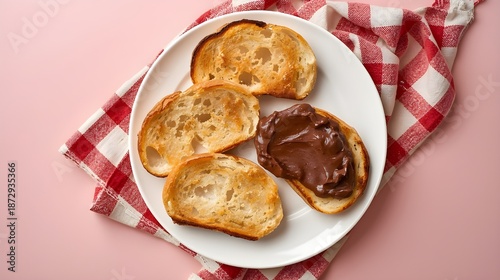 homemade chocolate cake for breakfast