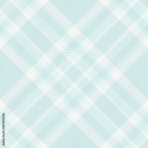 Indian texture plaid fabric, expensive tartan seamless background. Oriental textile pattern vector check in white and light colors.